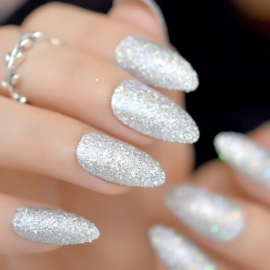 silver glitter